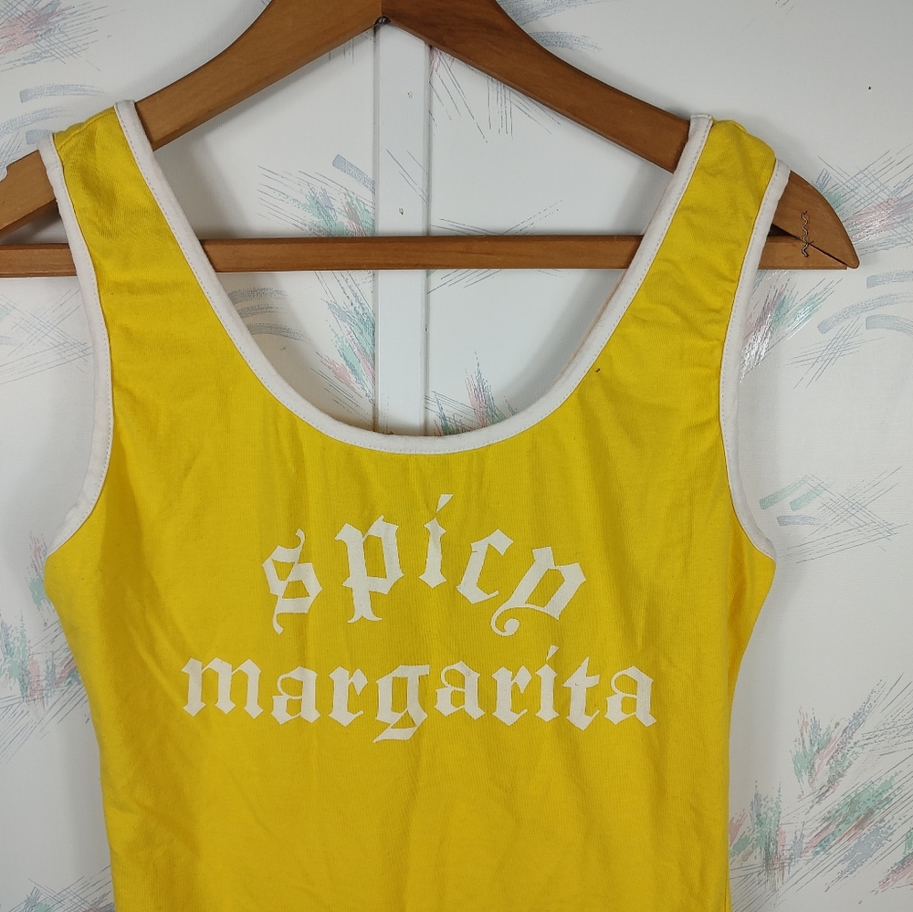 Fashion Nova Yellow Spicy Margarita Bodysuit - Picture 2 of 8